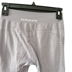 Alphalete Women Lavender Purple Seamless High Waisted Activewear Leggings Small